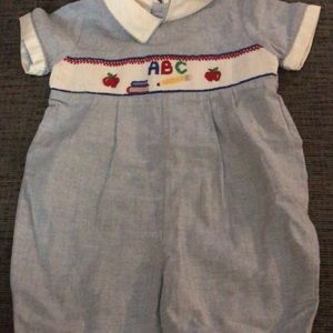 Carriage boutique romper 6M
